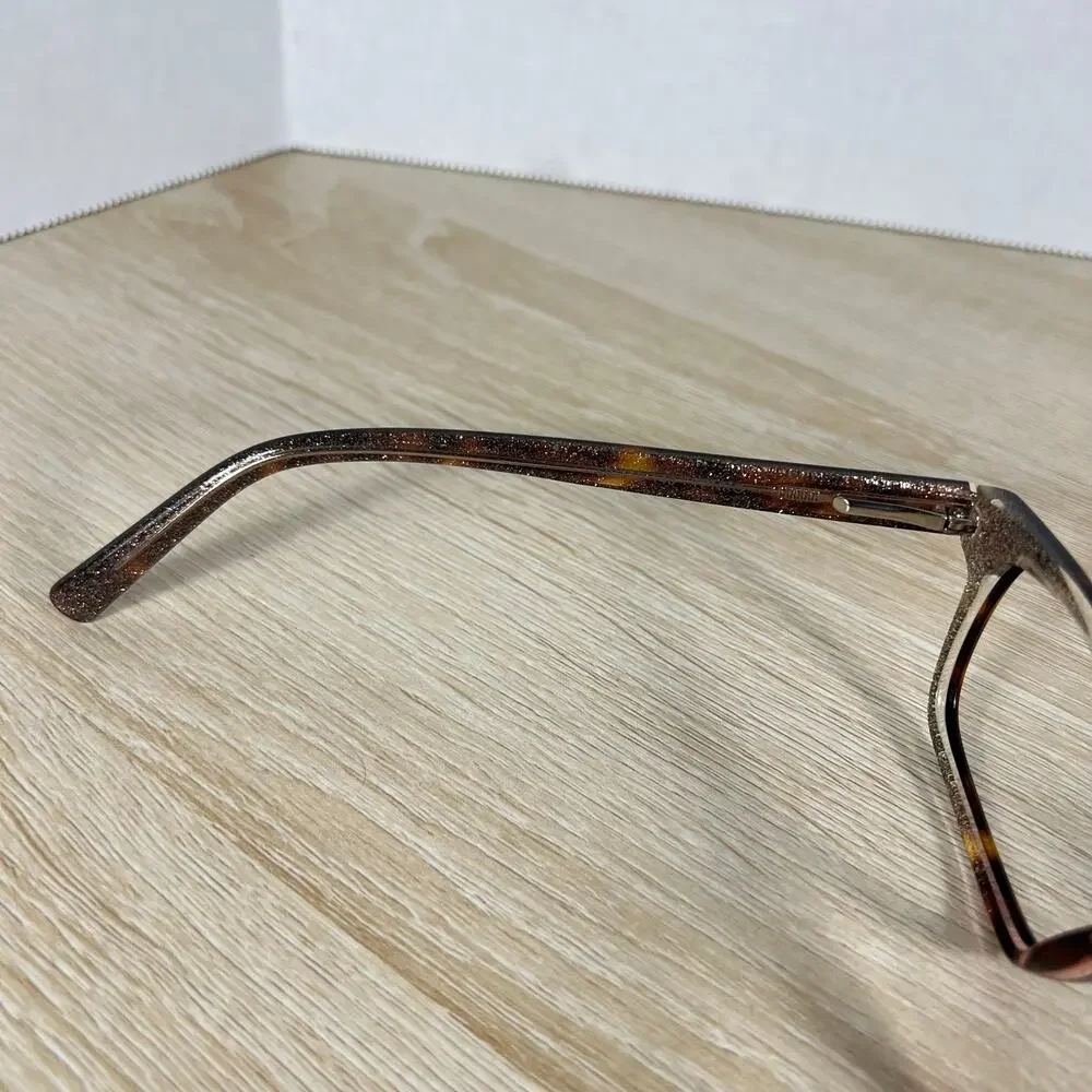 Christian Siriano TPNKG Eyeglasses Tortoise Frames Only 52-19-140 Excellent Cond